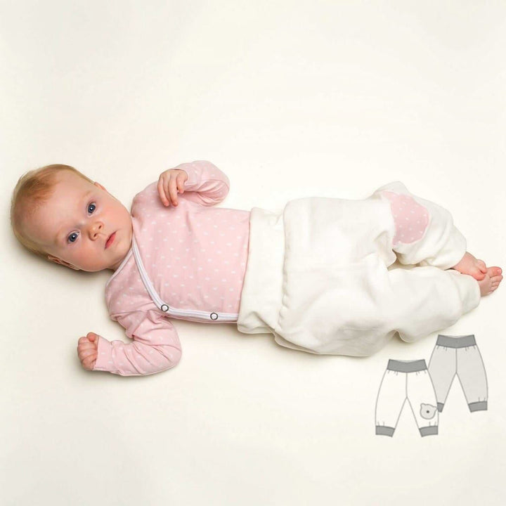 BEBE Baby Hose mit Bündchen Schnittmuster Ebook pdf Schnittmuster PDF Ebook download Patternforkids