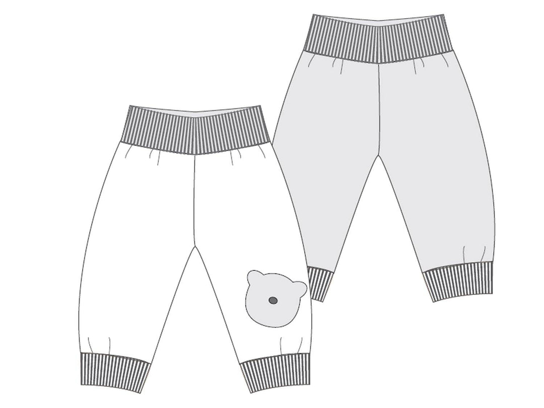 BEBE Baby Hose mit Bündchen Schnittmuster Ebook pdf Schnittmuster PDF Ebook download Patternforkids 