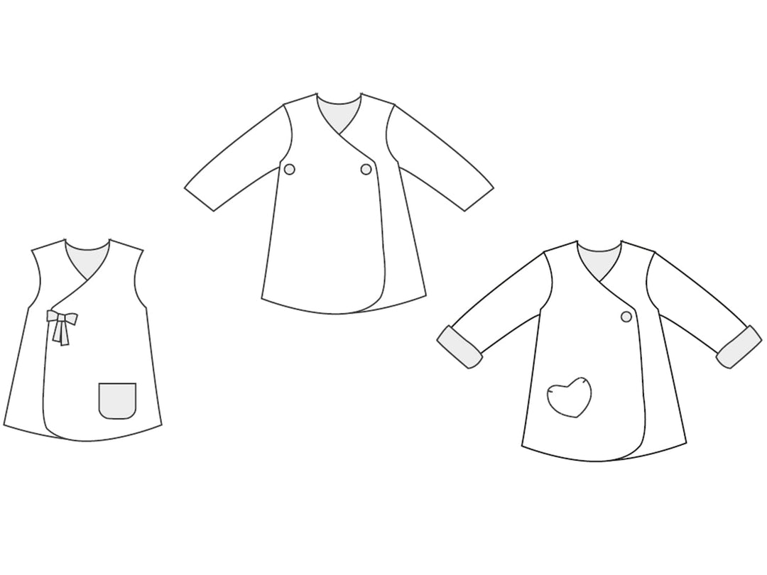 ENNA und LENA Baby Leggings und Jacke Schnittmuster pdf Twin Set Schnittmuster PDF Ebook download Patternforkids 