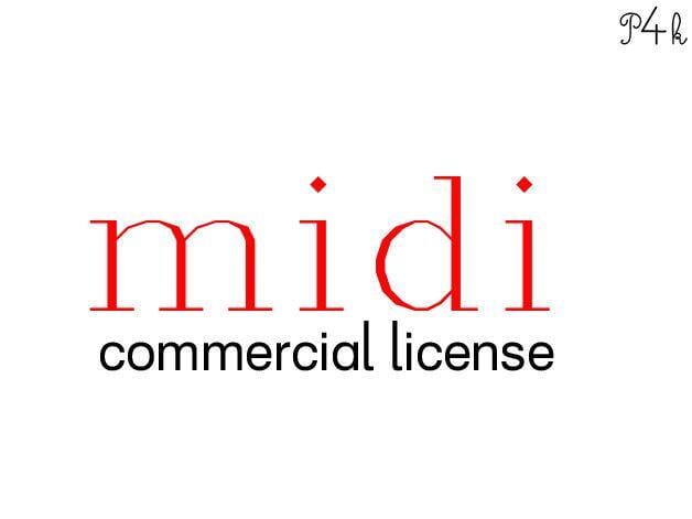 Gewerbliche Lizenz - Nutzungserweiterung MIDI - für Schnittmuster von Patternforkids Gewerbliche Lizenzen Patternforkids 