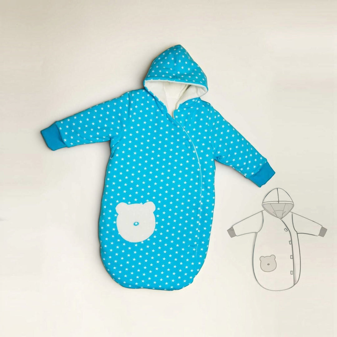 Kinder Schlafsack Pucksack NEVIO Schnittmuster Ebook PDF Gr. 50 - 104 Schnittmuster PDF Ebook download Patternforkids