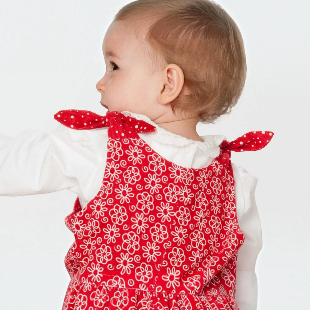 Lilli&BO Baby Latzhose mit Schleifen gefüttert Schnittmuster Ebook pdf Schnittmuster PDF Ebook download Patternforkids