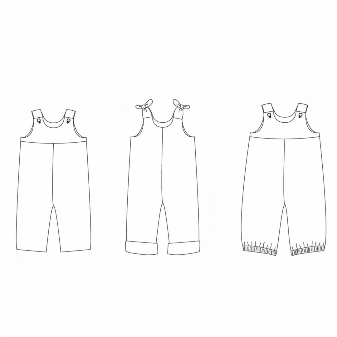 Lilli&BO Baby Latzhose mit Schleifen gefüttert Schnittmuster Ebook pdf Schnittmuster PDF Ebook download Patternforkids