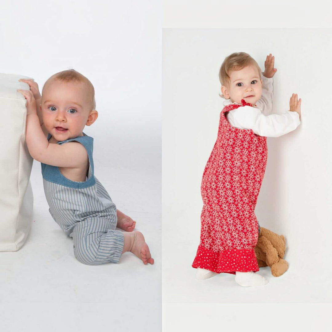 LILLI&BO und BOBBY Baby Latzhose Schnittmuster Ebook pdf Schnittmuster PDF Ebook download Patternforkids