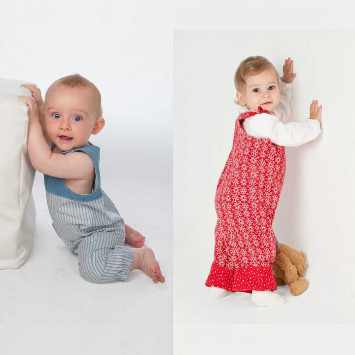 LILLI&BO und BOBBY Baby Latzhose Schnittmuster Ebook pdf Schnittmuster PDF Ebook download Patternforkids