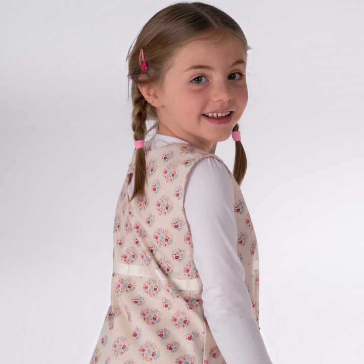 Mädchen Kleid mit Tropfenausschnitt ELENA Schnittmuster Ebook pdf Schnittmuster PDF Ebook download Patternforkids
