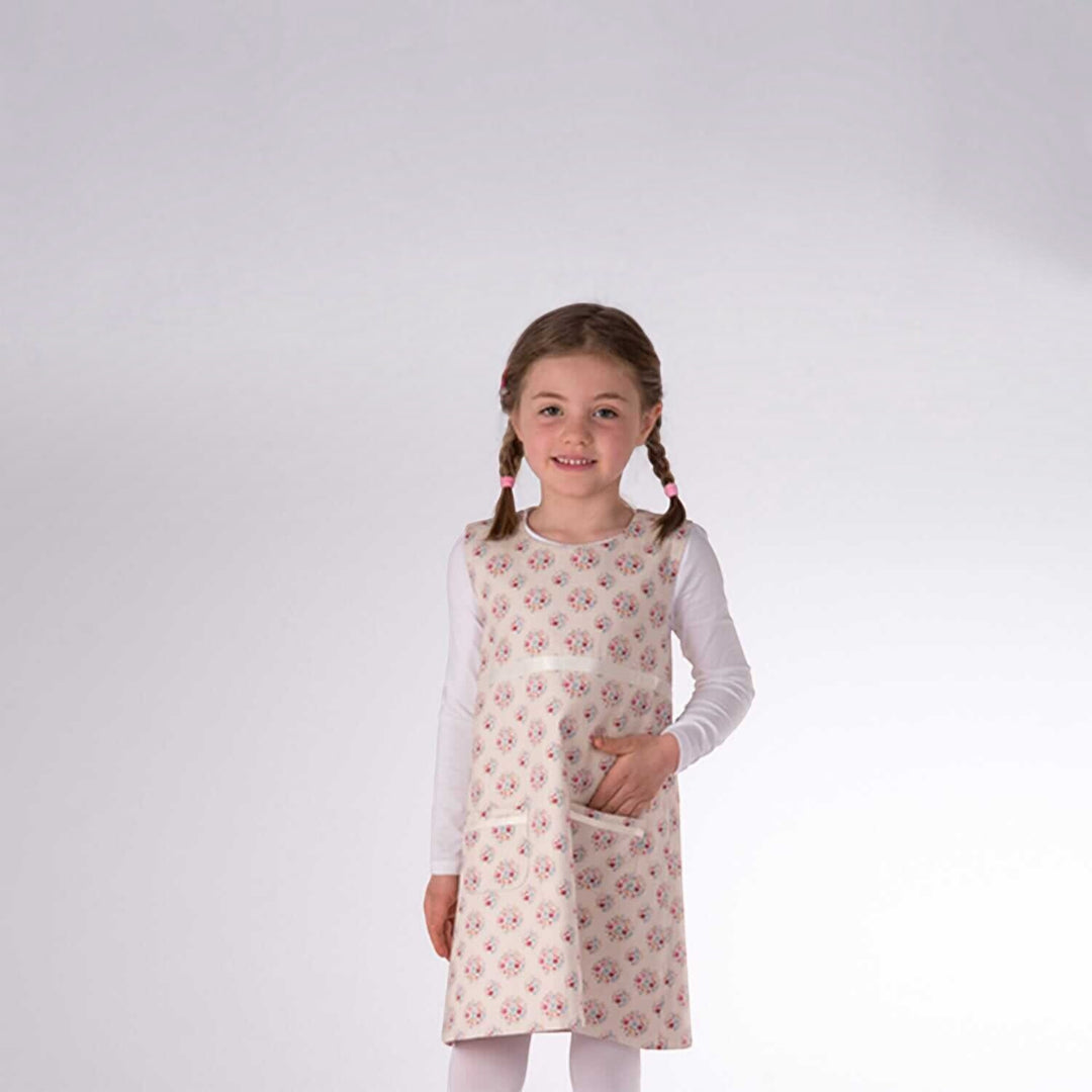 Mädchen Kleid mit Tropfenausschnitt ELENA Schnittmuster Ebook pdf Schnittmuster PDF Ebook download Patternforkids