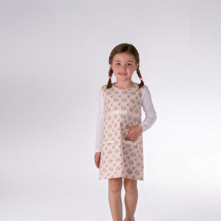Mädchen Kleid mit Tropfenausschnitt ELENA Schnittmuster Ebook pdf Schnittmuster PDF Ebook download Patternforkids