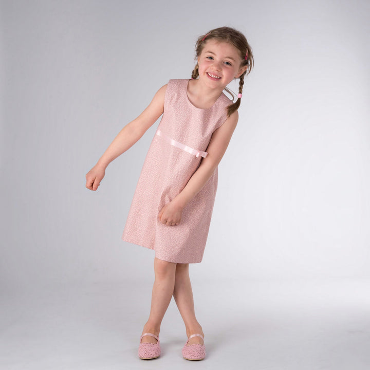 Mädchen Kleid mit Tropfenausschnitt ELENA Schnittmuster Ebook pdf Schnittmuster PDF Ebook download Patternforkids