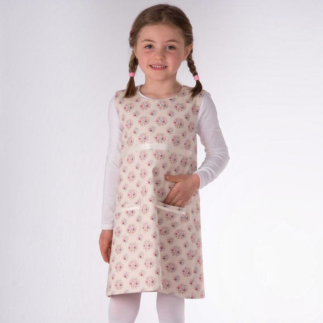 Mädchen Kleid mit Tropfenausschnitt ELENA Schnittmuster Ebook pdf Schnittmuster PDF Ebook download Patternforkids