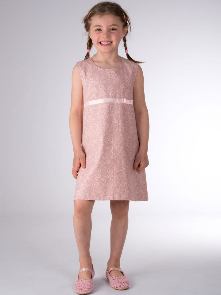 Mädchen Kleid mit Tropfenausschnitt ELENA Schnittmuster Ebook pdf Schnittmuster PDF Ebook download Patternforkids 