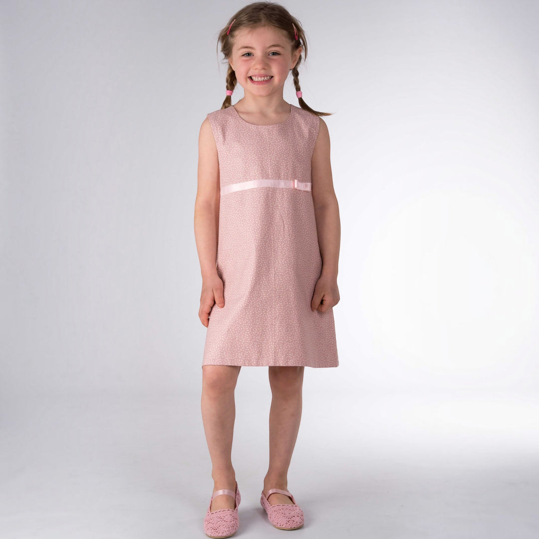 Mädchen Kleid mit Tropfenausschnitt ELENA Schnittmuster Ebook pdf Schnittmuster PDF Ebook download Patternforkids