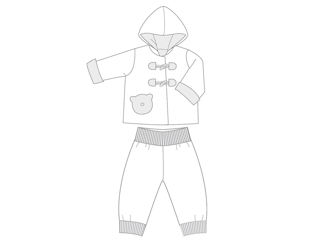 Schnittmuster Babyset Kombi Baby Jacke + Hose BRIO + LUCCA Ebook pdf Schnittmuster PDF Ebook download Patternforkids 
