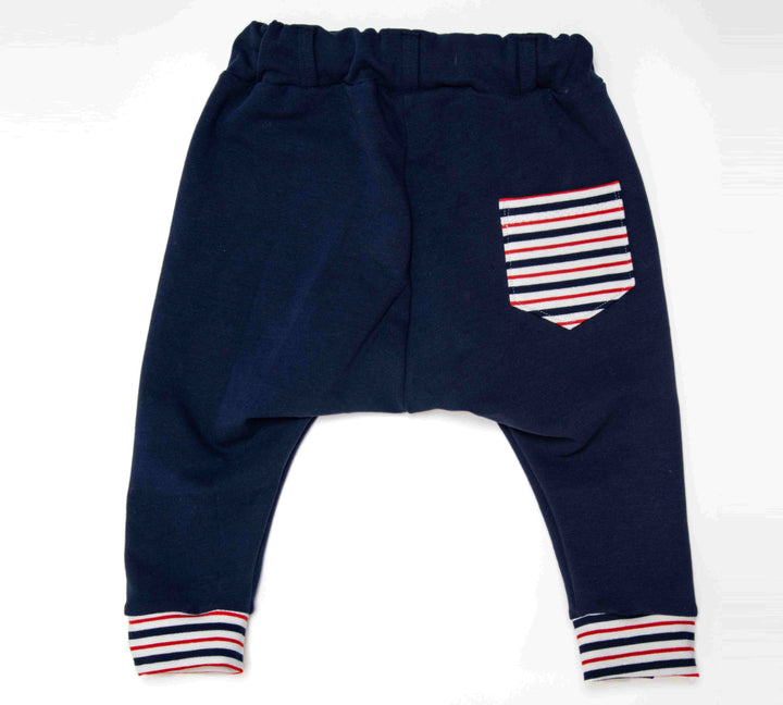 Sewing Pattern Kids Harem Pants DADO PDF Elastic Waist Pockets Sizes 12m-11y