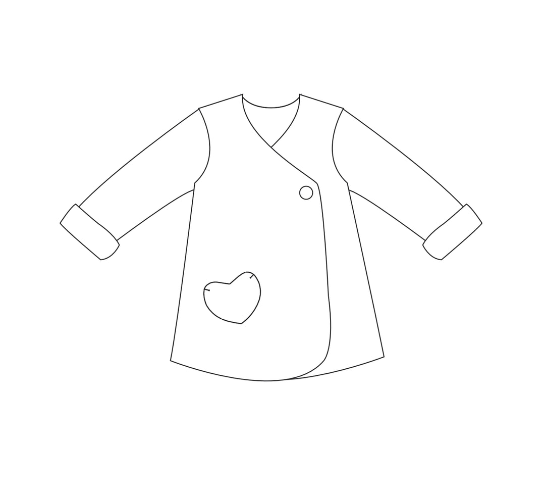 Schnittmuster Set Wickelkleid Wendejacke