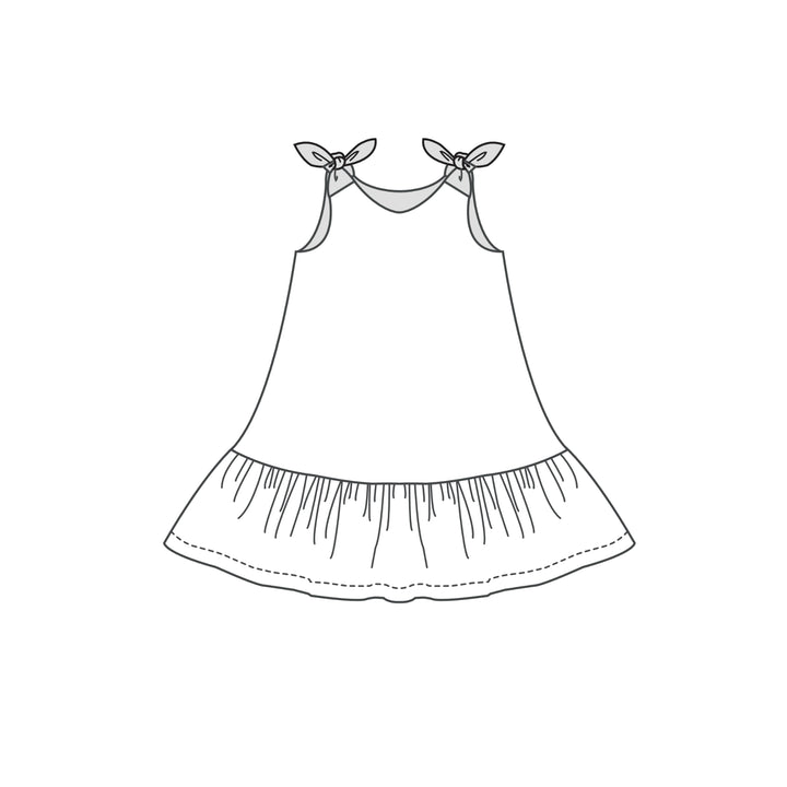 Schnittmuster Kleid STEFFI PDF 3-in-1 Fotoanleitung 74/80-146/152