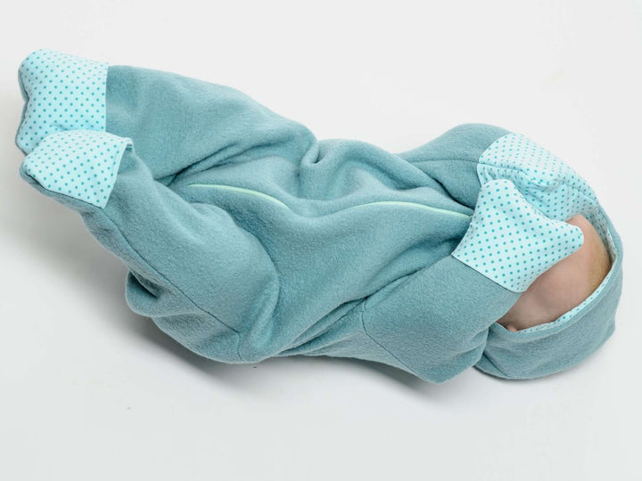 SOLE Schnittmuster Kapuzenstrampler (PDF) – mit Reißverschluss