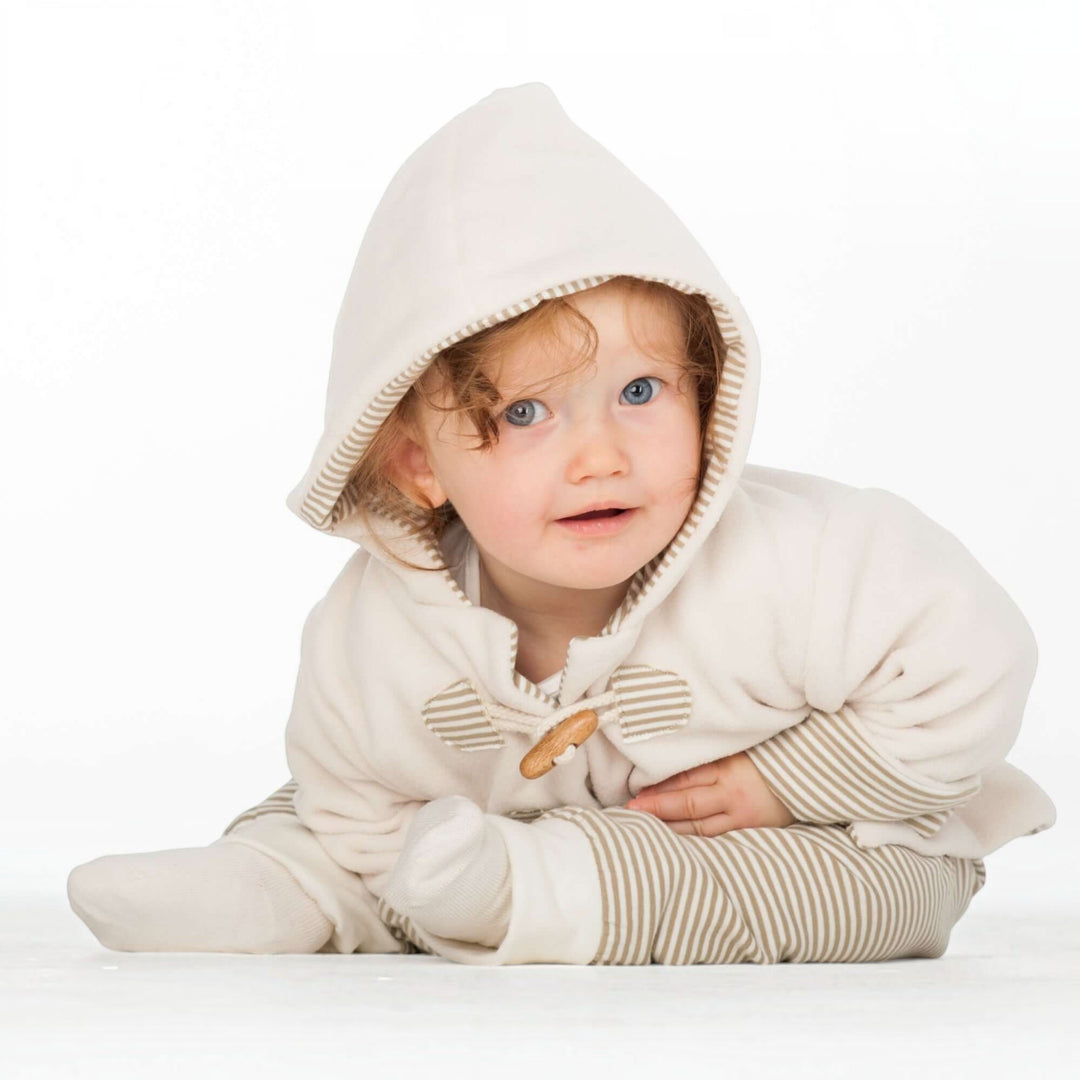 Babyjacke Schnittmuster BRIO – gefütterte Kapuzenjacke PDF 62/68–98/104