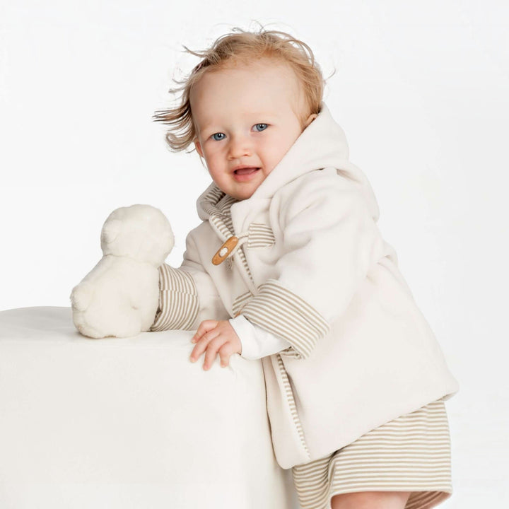 Babyjacke Schnittmuster BRIO – gefütterte Kapuzenjacke PDF 62/68–98/104