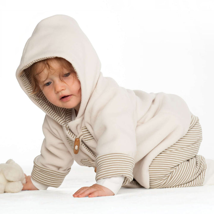 Babyjacke Schnittmuster BRIO – gefütterte Kapuzenjacke PDF 62/68–98/104