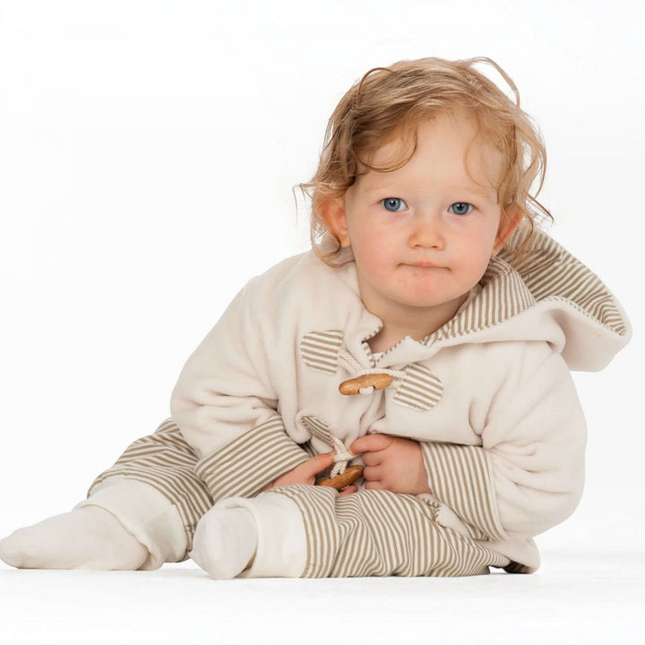 Babyjacke Schnittmuster BRIO – gefütterte Kapuzenjacke PDF 62/68–98/104