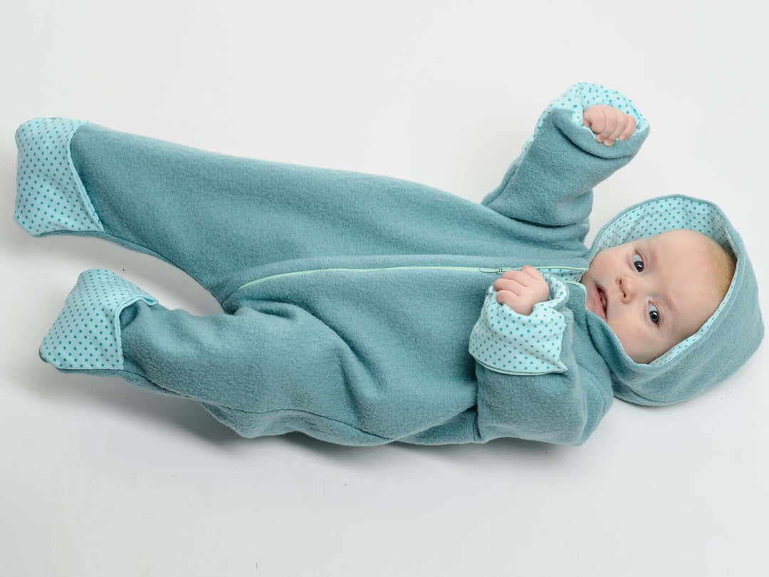 SOLE Schnittmuster Kapuzenstrampler (PDF) – mit Reißverschluss