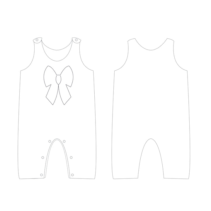 Sewing Pattern Reversible Baby Overall PLINIO PDF  1m-3y A4 A0 Photo Tutorial