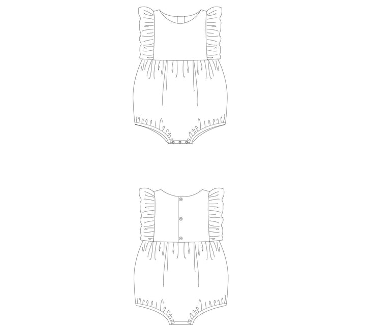 Schnittmuster Baby Mädchen Bloomer CHIARA PDF