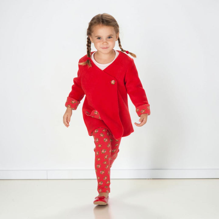 Wickelkleid PDF Schnittmuster LENA – 3-in-1 Tunika & Weste 92/98–128/134