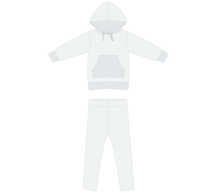 Schnittmuster Hoodie und Leggings ARWEN - Größen von 12 M bis 11 J