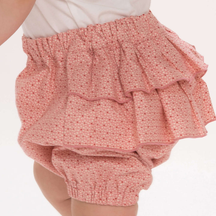 Schnittmuster Baby Pumphose EMI PDF Rüschen ohne Mittelnaht