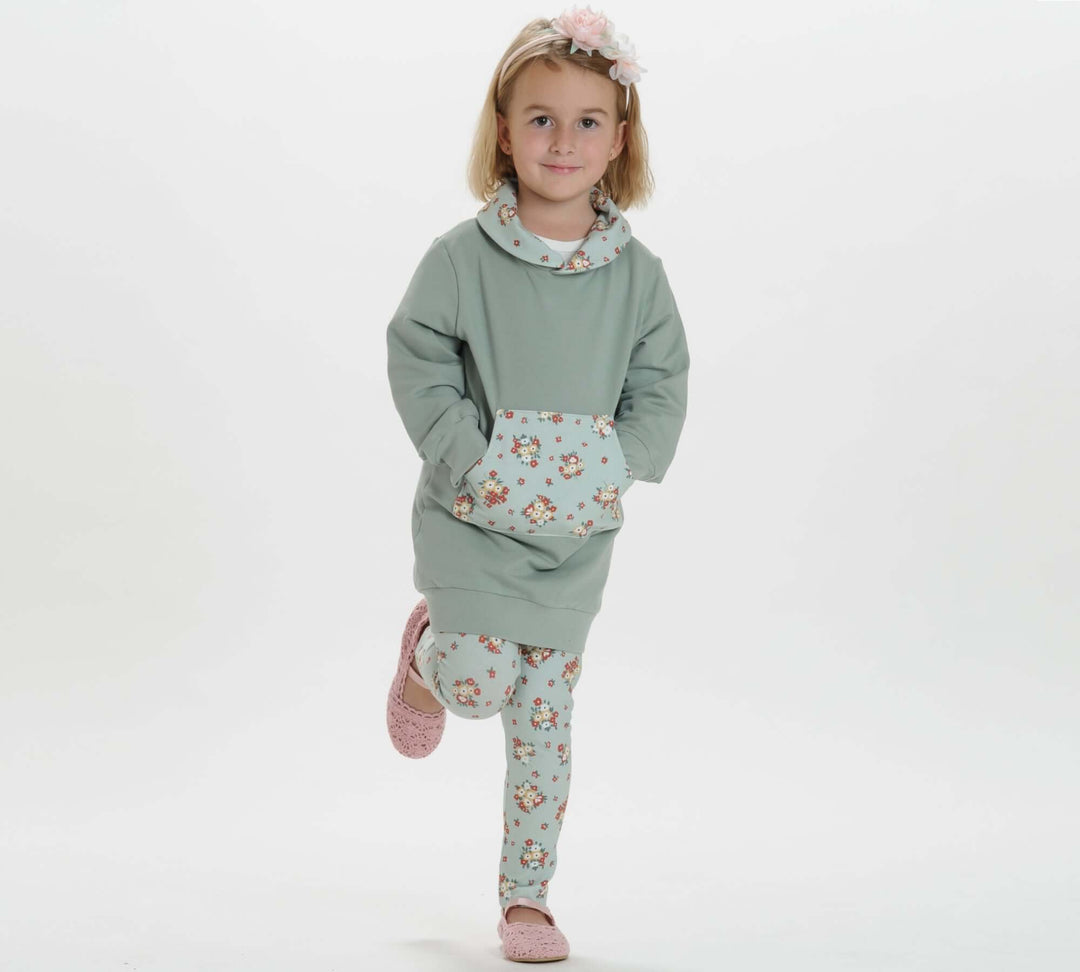 Schnittmuster Hoodie und Leggings ARWEN - Größen von 12 M bis 11 J