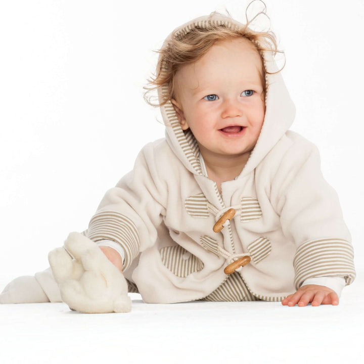 Babyjacke Schnittmuster BRIO – gefütterte Kapuzenjacke PDF 62/68–98/104