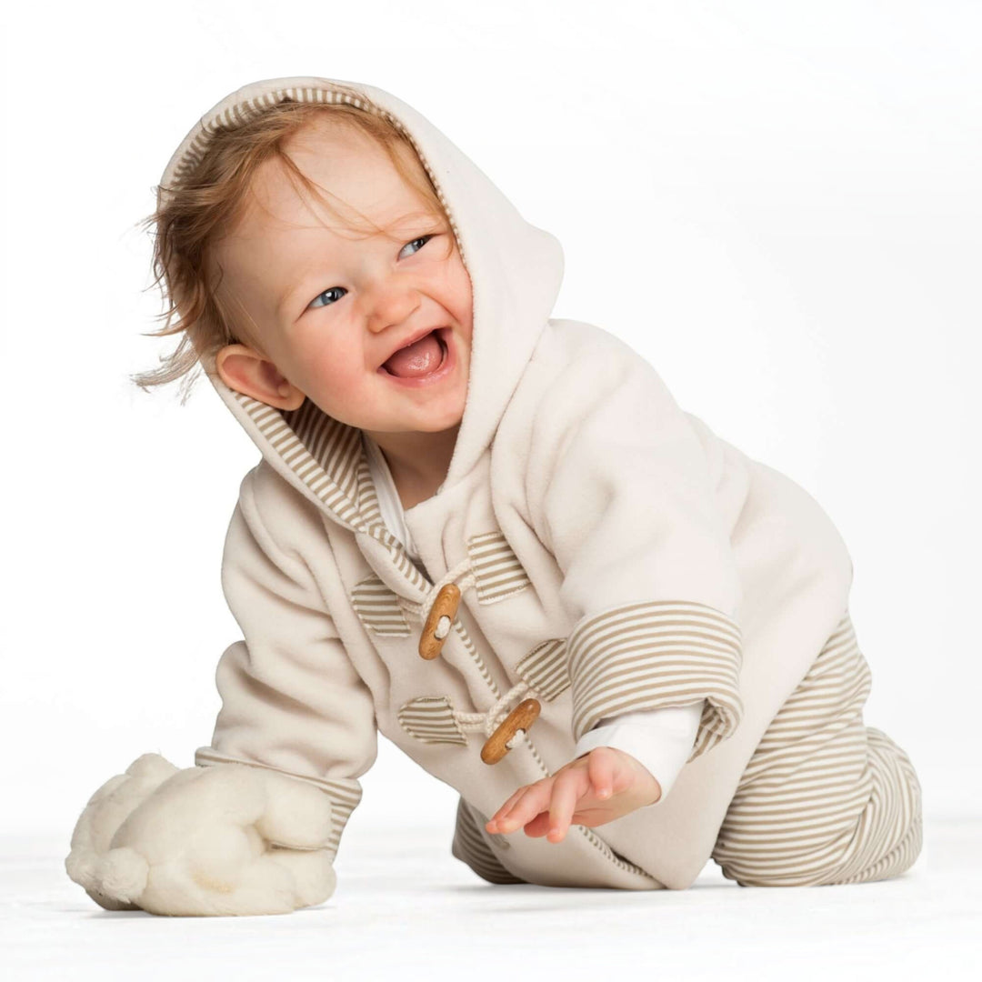 Babyjacke Schnittmuster BRIO – gefütterte Kapuzenjacke PDF 62/68–98/104