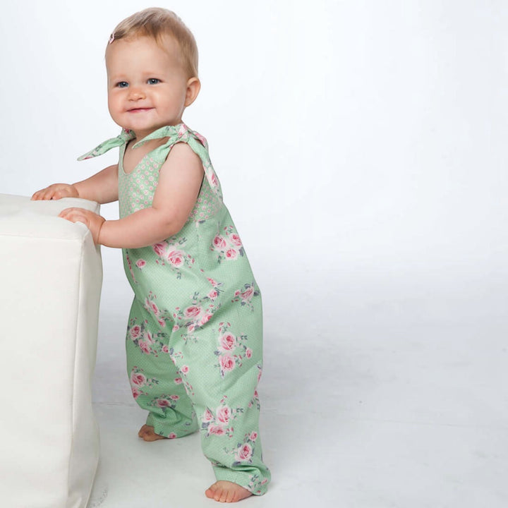 Baby Strampler PDF Schnittmuster LUNA CHARLOTTE – 2-in-1 Overall  50/56–86/92