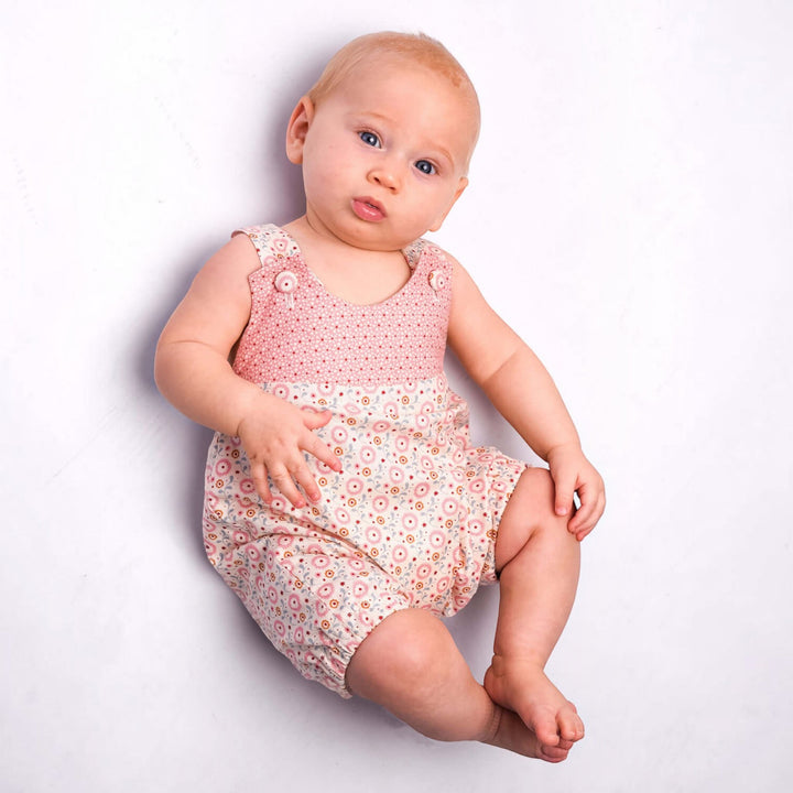 Baby Strampler PDF Schnittmuster LUNA CHARLOTTE – 2-in-1 Overall  50/56–86/92