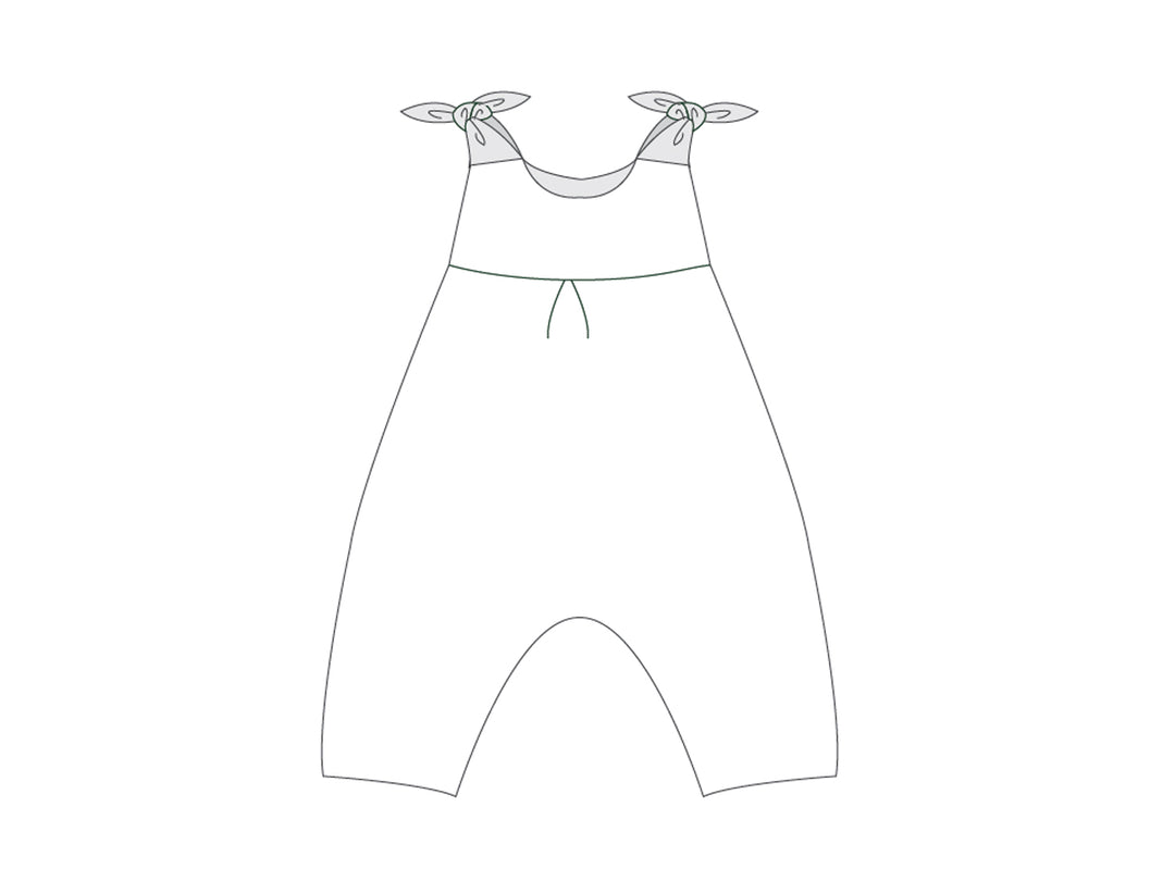 LUNA Schnittmuster PDF Baby Latzhose
