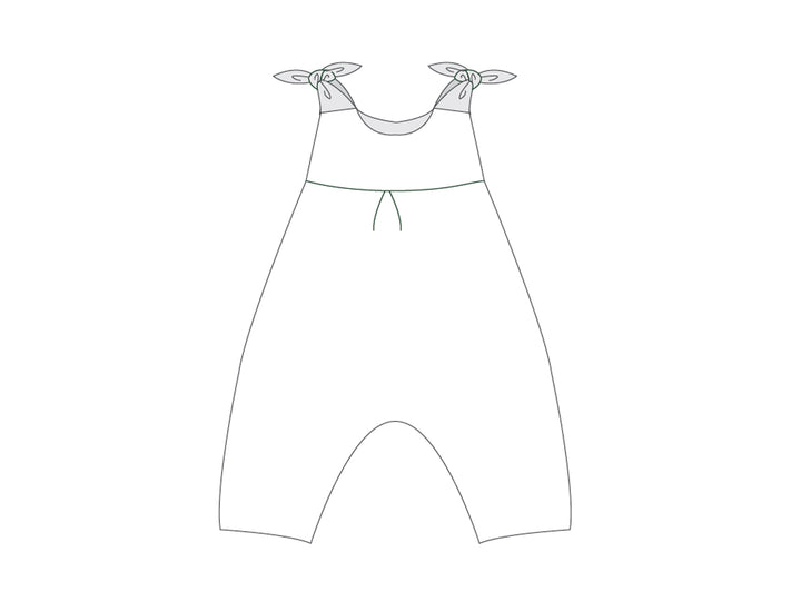 LUNA Schnittmuster PDF Baby Latzhose