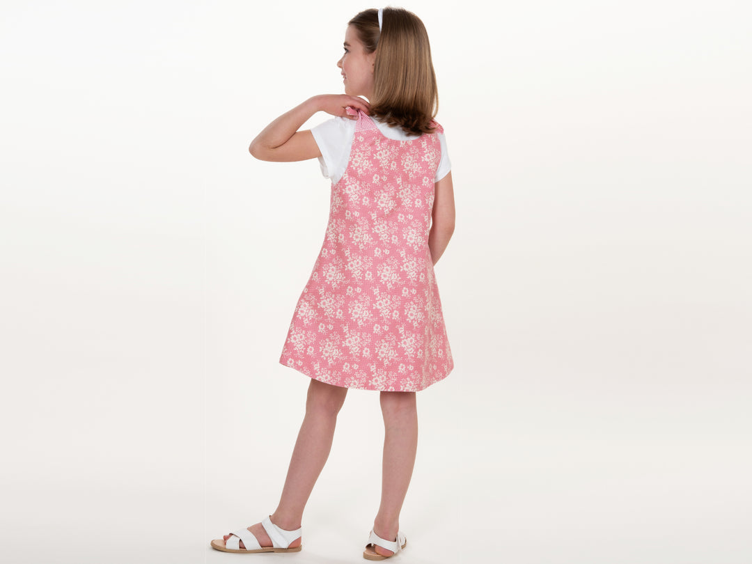 Girls' dress tunic with buttons sewing pattern Ebook PDF STEFFI + SIENA