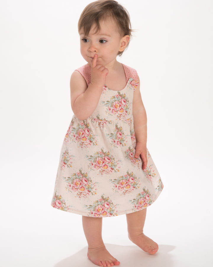 LIPSIA Hängerchen Babykleid Schnittmuster Ebook pdf Größen: 56/62, 68/74, 80/86, 92/98