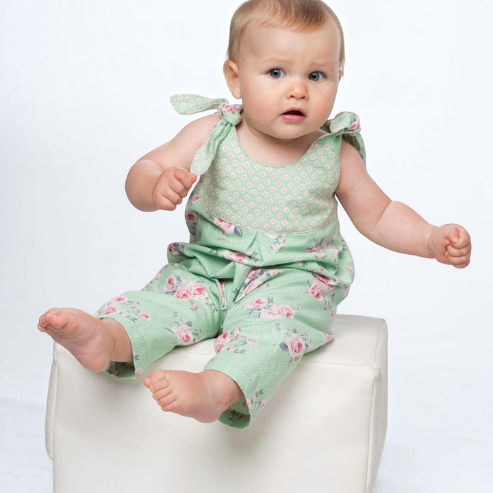 Baby Strampler PDF Schnittmuster LUNA CHARLOTTE – 2-in-1 Overall  50/56–86/92