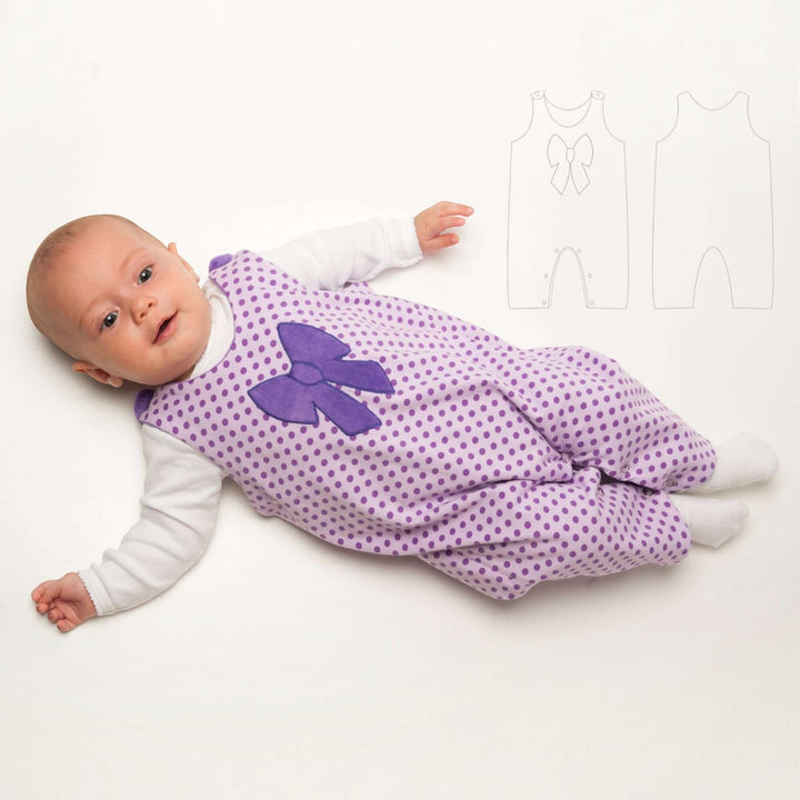Baby Overall PDF Schnittmuster PLINIO – Wendeoverall 56/62–92/98