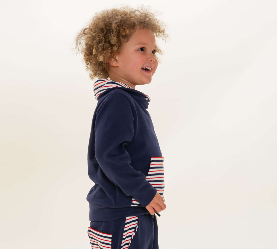 Schnittmuster Hoodie FLY PDF mit Kapuze