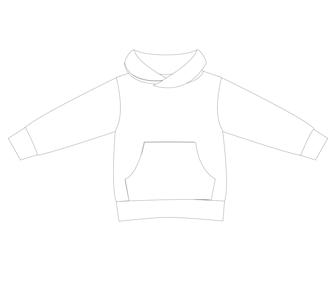 Schnittmuster Hoodie FLY PDF 2-in-1 Kapuze Schalkragen