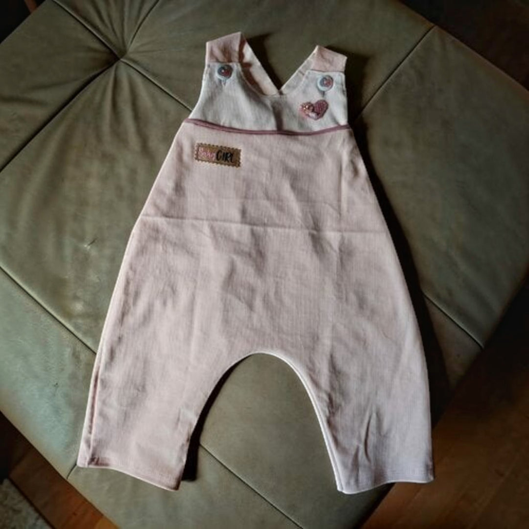 Baby Overall PDF Schnittmuster PHIL ARTURO – Sommeroverall & Latzhose 50/56–86/92