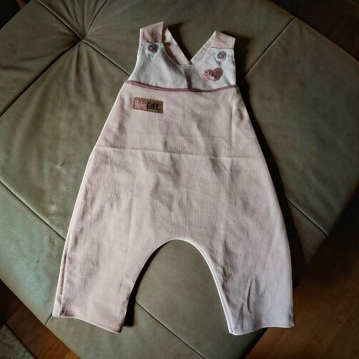 Baby Overall PDF Schnittmuster PHIL ARTURO – Sommeroverall & Latzhose 50/56–86/92