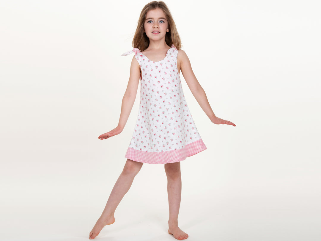 Sewing pattern girls' dress Ebook pdf ANTONIA by Patternforkids