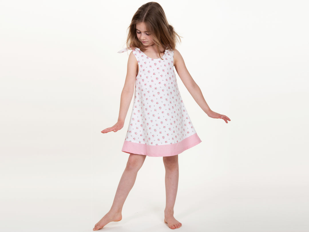 Sewing pattern girls' dress Ebook pdf ANTONIA by Patternforkids